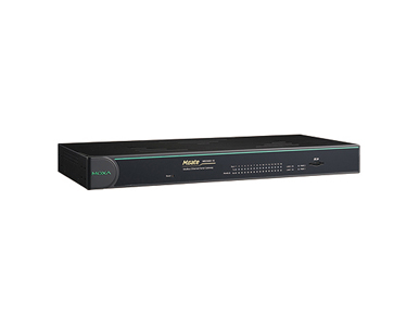 Moxa MGate MB3660-8-J-2AC - Modbus gateway with dual LANs, dual AC power inputs, 8 RS-232/422/485 ports, RJ45 serial interface, by MOXA